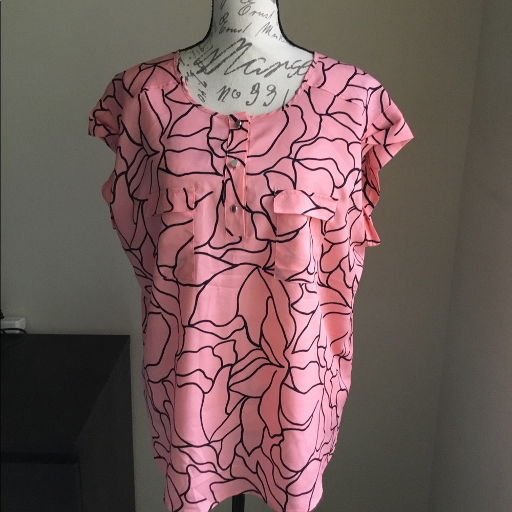 New York & Co women’s short sleeve blouse